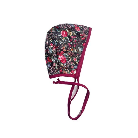 Sweet as April Lace and Floral Bonnet 18-24 - Picture 2 of 8